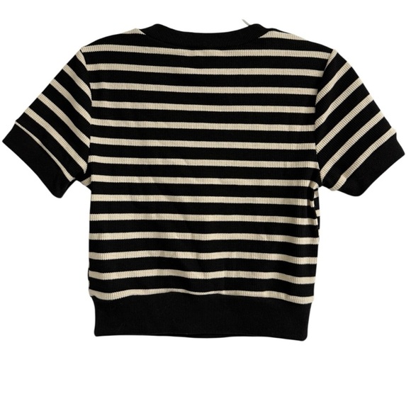 NWOT Atelier by Kirious Short Sleeve Sweater Shirt Size S - Picture 2 of 3